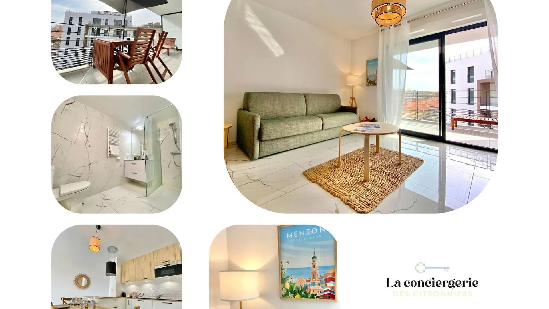 Appartement 'Cap Riviera' Proche Gare Et Centre à Menton